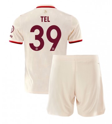 Bayern Munich Mathys Tel #39 Tercera Equipación Niños 2024-25 Manga Corta (+ Pantalones cortos)